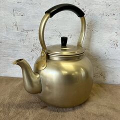 【ツルマル印】 日本アルミ製 やかん 10L 昭和レトロ 大きな...