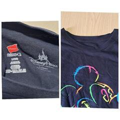 DISNEY ディズニーリゾート半袖Tシャツ L  ミッキー プリントの画像