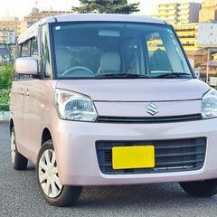 車検8年4月まで スズキ スペーシア パワスラ　ナビ　軽自動車　...