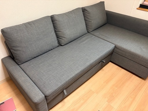 ソファベッド(グレー)