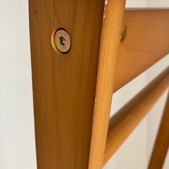 無料　木製　ハンガーラックの画像