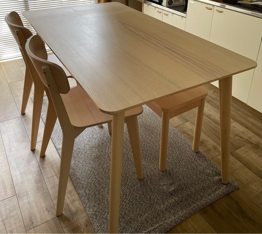 IKEA LISABO ダイニングテーブルセット