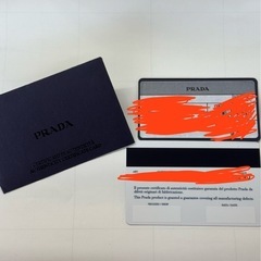 プラダ PRADA 1BH104 バイカラー ショルダーバックサフィアーノレザーの画像
