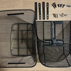 原付 スクーター 前カゴ 後ろカゴ 美品 フロントバスケット リ...