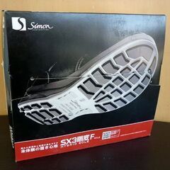 ☆未使用品 Simon 安全靴 27.5cm EEE JIS 8101 革製S種EF シモン 安全ブーツ マジックテープ 先芯 ハイカット セーフティシューズ 札幌 北20条店の画像