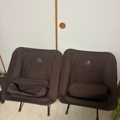 燃え広がりにくいローチェア　
二脚セット