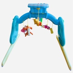 【美品】くまのプーさん えらべる回転 6WAYジムにへんしんメリ...