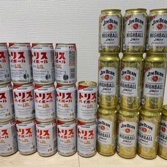 トリスハイボール　350ml 14本・ジムビール　350ml 3...