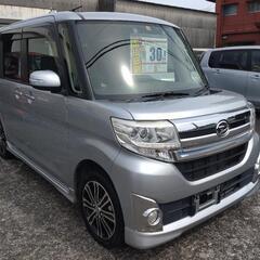 ★H26年式タントカスタムRS、シルバー★