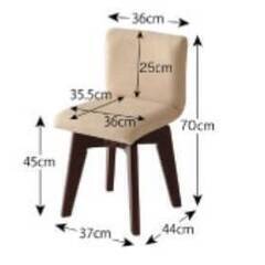 【アウトレット品】モダンデザイン ダイニングチェア 回転チェア ４脚セットの画像