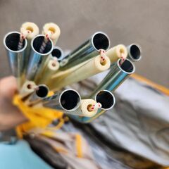 Coleman　テント　黄色　レジャー　GW、夏休みの画像