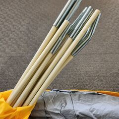 Coleman　テント　黄色　レジャー　GW、夏休みの画像