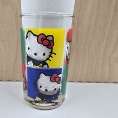 レア　ハローキティ　1989年製グラス　アデリアグラス