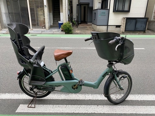 電動自転車子供乗り椅子2個付きYAMAHA BYKE
