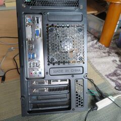 ディスクトップパソコン、windows11及びoffce2021インストール済・モニター・キーボード・マウス・各種コード込のコンプリート商品で、マルチディスプレイ可能です。の画像