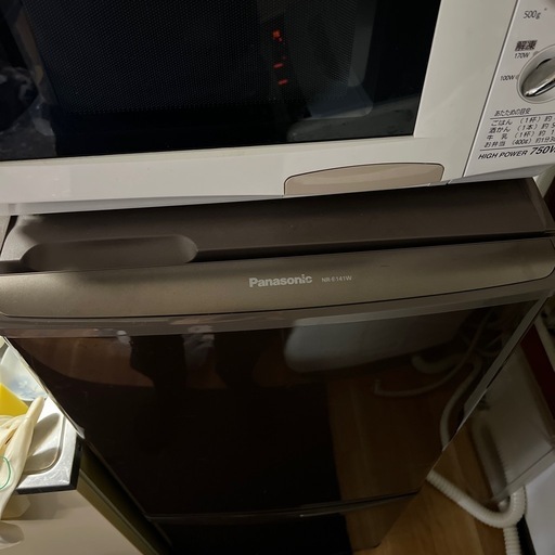 洗濯機、電子レンジのみ受け渡し　0円