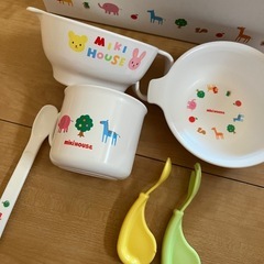 ミキハウス　食器セットの画像