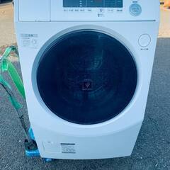 🌸シャープ　ドラム式電気洗濯乾保機 ES-H10E-WL