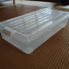 (値下げ)うすい収納ケース✕3個
