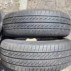 アルミホイール 15インチ 15×6.5JJ夏タイヤ 185/65R15 トーヨー 10年製の画像
