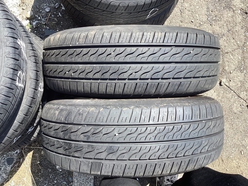 【売約済み】アルミホイール 15インチ 15×6.5JJ夏タイヤ 185/65R15 トーヨー 10年製