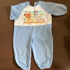 アンパンマン　スモック　ロンパース　100cm 　お砂場　粘土遊...