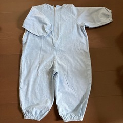 アンパンマン　スモック　ロンパース　100cm 　お砂場　粘土遊び　泥遊びの画像