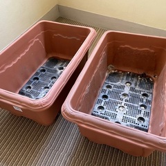 大型プランター２個　家庭菜園にどうぞ！