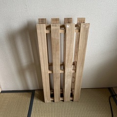 隙間収納　幅13cm手作りすのこ収納