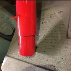 竹槍マフラー　取り付けステー付き　の画像