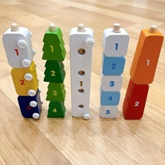 子ども　知育おもちゃ　数字　車