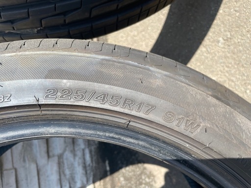 【値下げ】【2021年製】ブリヂストン レグノGR-XⅡ 225/45R17 91W 9部山