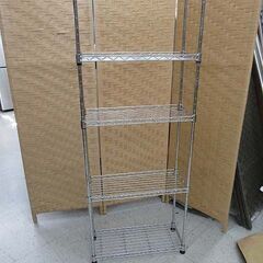 【恵庭】アイリスオーヤマ 45×18×117.5㎝ 5段 スチー...