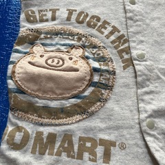【BOO MART】豚さんロンパース【70】の画像