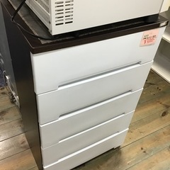 ニトリ　5段チェスト　木製枠　プラチェスト　衣装ケース　中古品