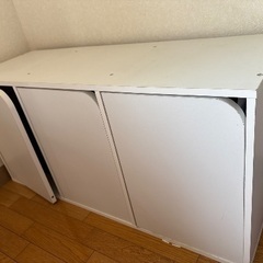 【500円】(扉閉じれない)カラーボックス　棚　収納　の画像