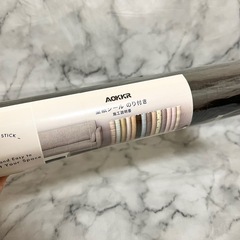 【未使用】壁紙シール のり付き はがせる リメイクシート 黒系 ...