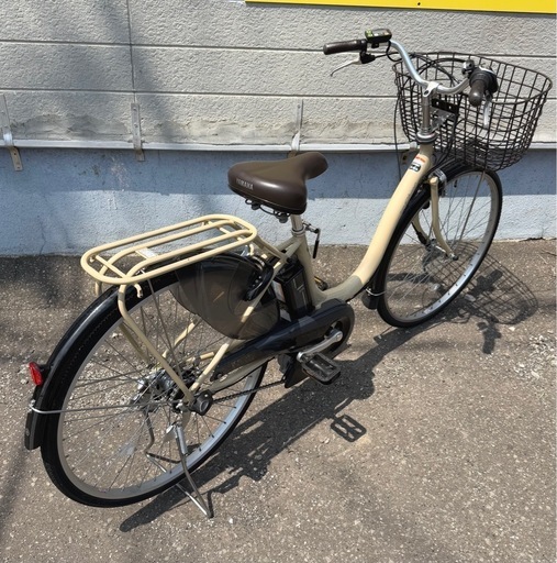 札幌市内配送可 21年イオン限定モデル YAMAHA ヤマハ 電動アシスト自転車 PAS Cheer PA26CH サンドベージュ 札幌市内配送可 21年イオン限定モデル YAMAHA ヤマハ 電動アシスト