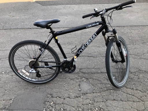 防犯登録解除済み 26インチ  24段切り替え　アルミフレーム サスペンション付き LOUIS GARNEAU 
クロスバイク