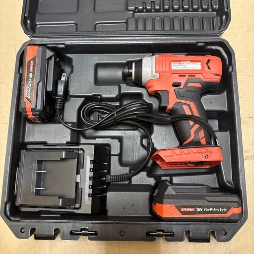 受け渡し予定者有り。只今キャンセル待ちです。18V 充電式　インパクトドライバー　MOKIDR-18.OLi