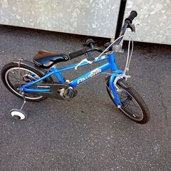 FORTERA ジュニア自転車 16インチ ブルー 補助輪付