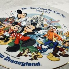 当時物 東京ディズニーランド 開園記念絵皿 1983年 Tokyo Disneyland プレート 札幌市 白石区 東札幌の画像
