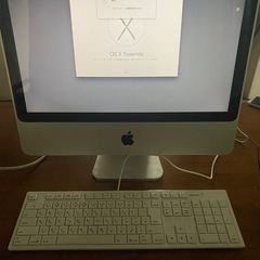iMac（初期化済　ジャンク扱い）+キーボード