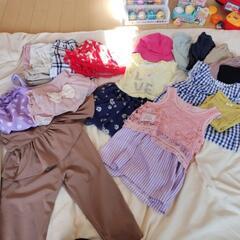 6月末迄。アンパンマン玩具セット＋女児100センチほぼ夏服（27点）の画像