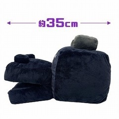 マインクラフト エンダードラゴン ヘッド BIG ぬいぐるみ 約35cm 公式 グッズの画像