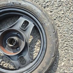 SUZUKI　レッツ4　フロントホイールの画像