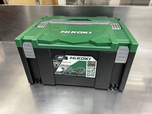 美品 HiKOKI 125mm コードレスディスクグラインダ G3613DC(2XPZ) 36V バッテリ2個、充電器、ケース ハイコ