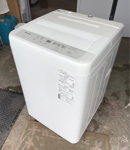 札幌市内配送可 【6ヵ月保証】 美品 22年製 Panasonic パナソニック 5kg 全自動洗濯機 NA-F50B15 ニュアンス