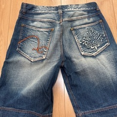 Karl Kani カールカナイ デニム ハーフの画像
