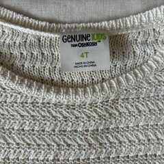 【1枚300円2枚500円】 90くらいからも！Genuie Kids キッズニットトップス 4Tの画像